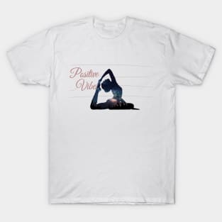 Yoga positive vibes, namaste T-Shirt